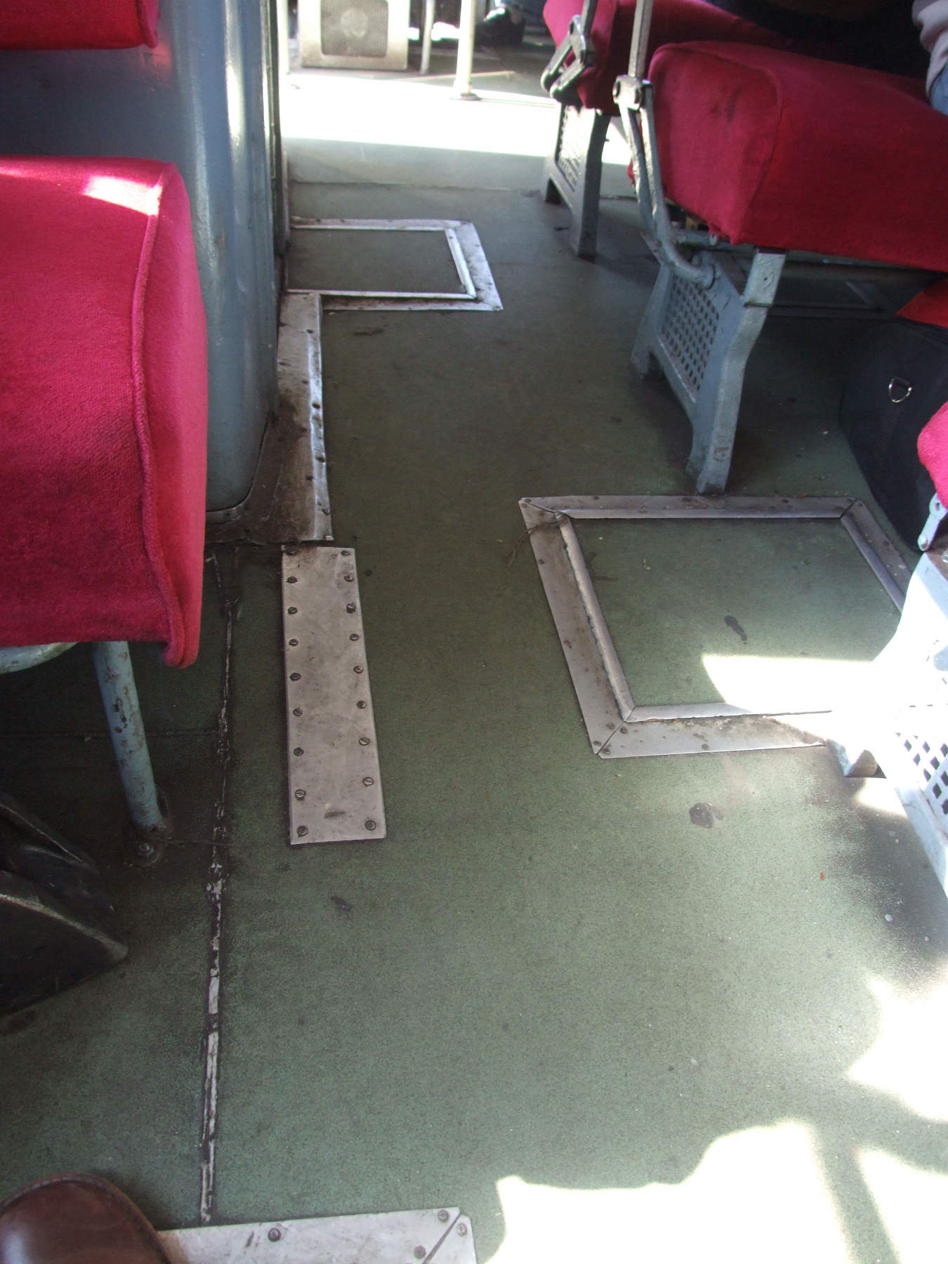 The upholstery kind of new, floors old.