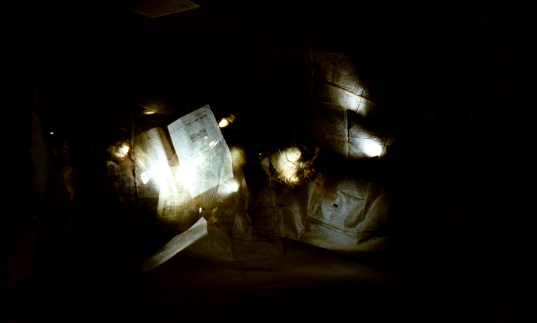 Travelling flash. Fire it a dozen times, with different things in its path.