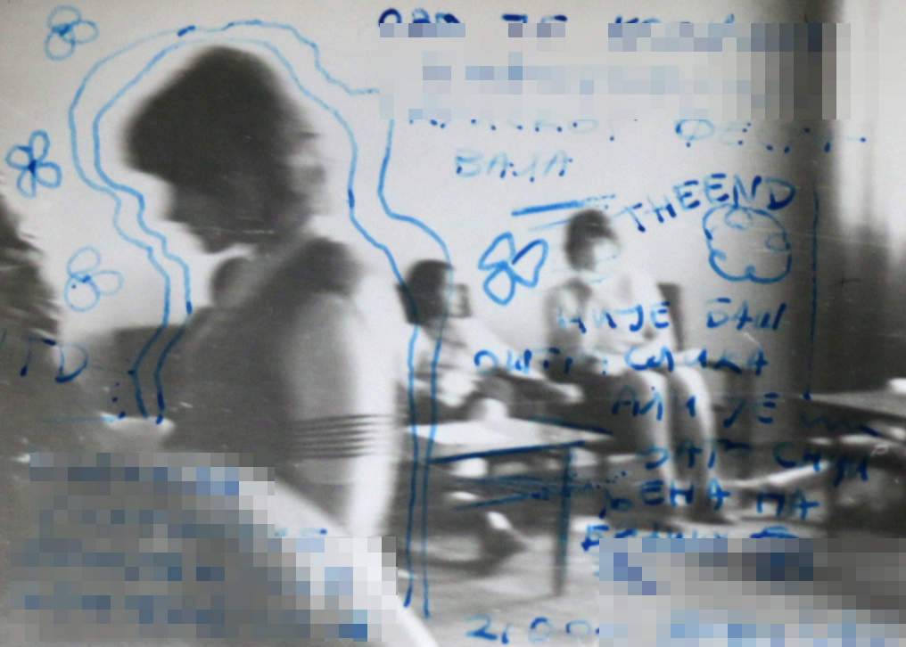 The only, smudged, shot of her that I had.
